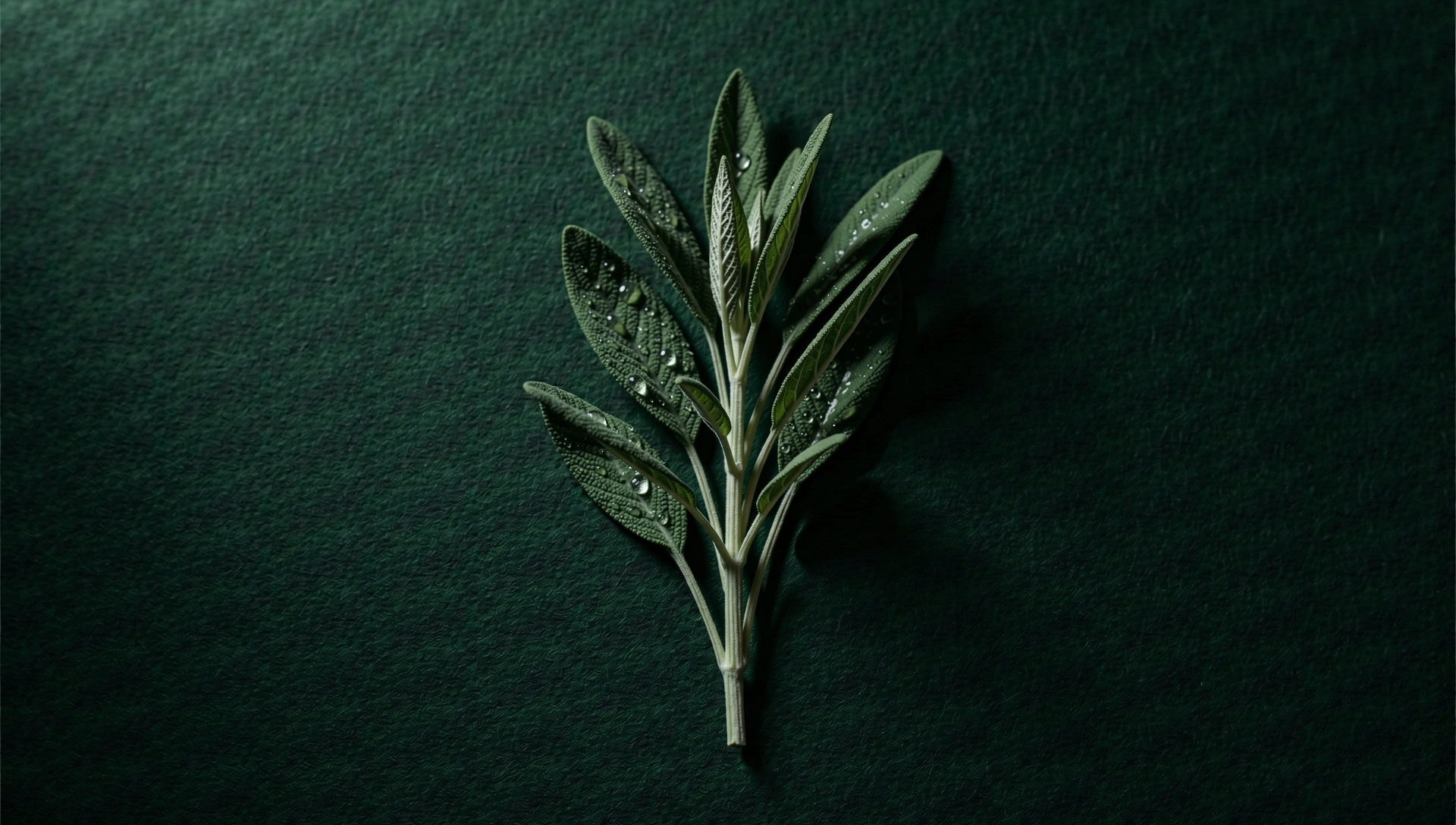 Organic herb sprig representing nutritional vitality